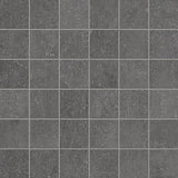 Anatolia Tile 2X2 Nexus Graphite 36 Piece Matte Porcelain Mosaics. 1 Sheet = .96 Sq. Ft. 4501-0168-0 (69-939) Graphite 2x2 - premium natural stone mosaic tile from Anatolia Tile, available at PoshHaus showroom in Keene, NH