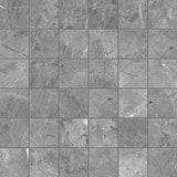 Anatolia Tile 2X2 Regency Carbon Matte 36 Piece Porcelain Mosaics. 1 Sheet = 1.16 Sq. Ft. 4501-0215-0 (63-512) Carbon 2x2 - premium natural stone mosaic tile from Anatolia Tile, available at PoshHaus showroom in Keene, NH