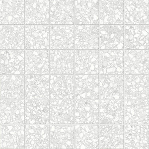 Anatolia Tile 2X2 Station Pearl Matte 36 Piece Porcelain Mosaics. 1 Sheet = .96 Sq. Ft. 4501-0317-0 (63-667) Pearl 2x2 - premium natural stone mosaic tile from Anatolia Tile, available at PoshHaus showroom in Keene, NH
