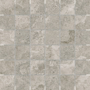Anatolia Tile 2X2 Veneta Stormio Matte 36 Piece Porcelain Mosaics. 1 Sheet = .96 Sq. Ft. 4501-0300-0 (63-585) Stormio 2x2 - premium natural stone mosaic tile from Anatolia Tile, available at PoshHaus showroom in Keene, NH