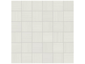 Anatolia Tile 2X2 Zera Annex Bianco Matte 36 Piece Porcelain Mosaics. 1 Sheet = .96 Sq. Ft. 4501-0302-1 (69-684) Bianco 2x2 - premium natural stone mosaic tile from Anatolia Tile, available at PoshHaus showroom in Keene, NH