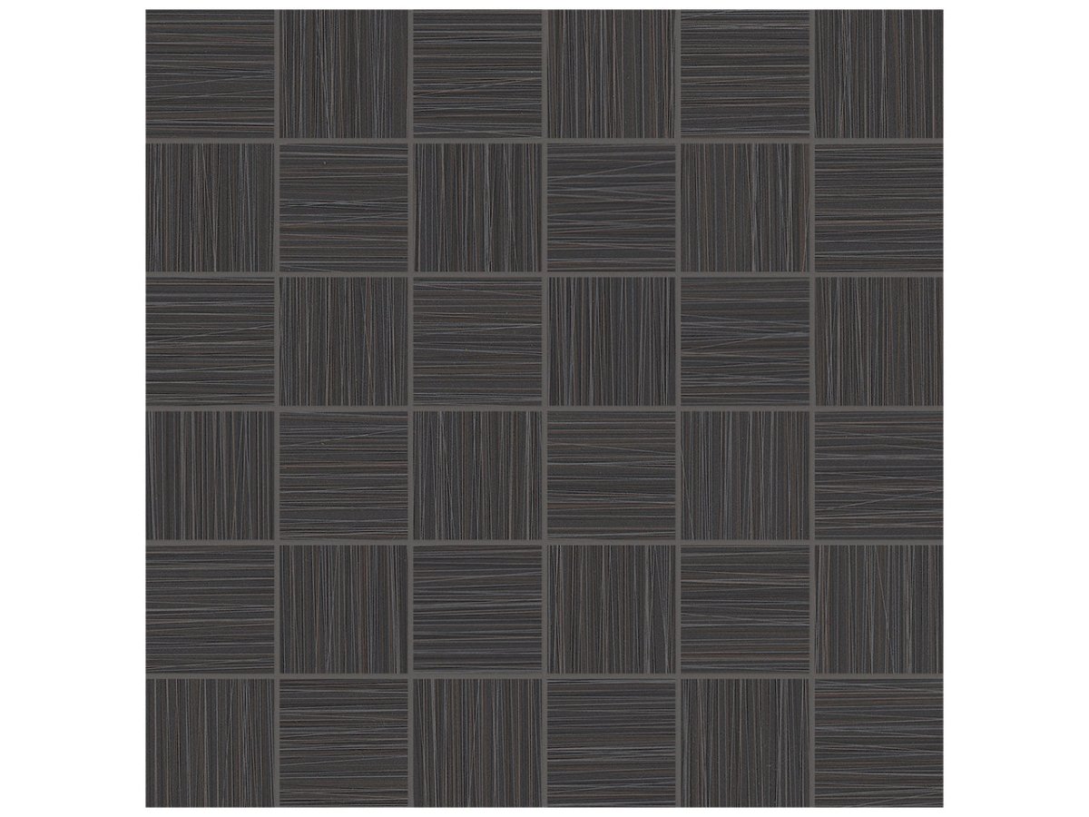 Anatolia Tile 2X2 Zera Annex Carbon Matte 36 Piece Porcelain Mosaics. 1 Sheet = .96 Sq. Ft. 4501-0304-1 Carbon 2x2 - premium natural stone mosaic tile from Anatolia Tile, available at PoshHaus showroom in Keene, NH