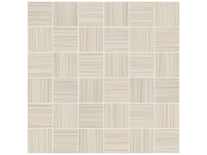 Anatolia Tile 2X2 Zera Annex Oyster Matte 36 Piece Porcelain Mosaics. 1 Sheet = .96 Sq. Ft. 4501-0308-1 Oyster 2x2 - premium natural stone mosaic tile from Anatolia Tile, available at PoshHaus showroom in Keene, NH
