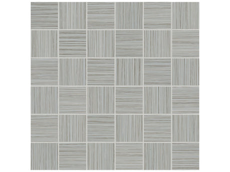 Anatolia Tile 2X2 Zera Annex Silver Matte 36 Piece Porcelain Moisaics. 1 Sheet = .96 Sq. Ft. 4501-0312-1 Silver 2x2 - premium natural stone mosaic tile from Anatolia Tile, available at PoshHaus showroom in Keene, NH