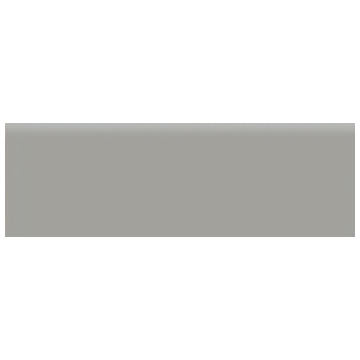 Anatolia Tile 2 X 6 Soho Cement Chic Glossy Glazed Ceramic Wall Bullnose 4002-0159-0 Cement Chic 2x6 Bullnose - premium natural stone mosaic tile from Anatolia Tile, available at PoshHaus showroom in Keene, NH