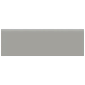 Anatolia Tile 2 X 6 Soho Cement Chic Glossy Glazed Ceramic Wall Bullnose 4002-0159-0 Cement Chic 2x6 Bullnose - premium natural stone mosaic tile from Anatolia Tile, available at PoshHaus showroom in Keene, NH