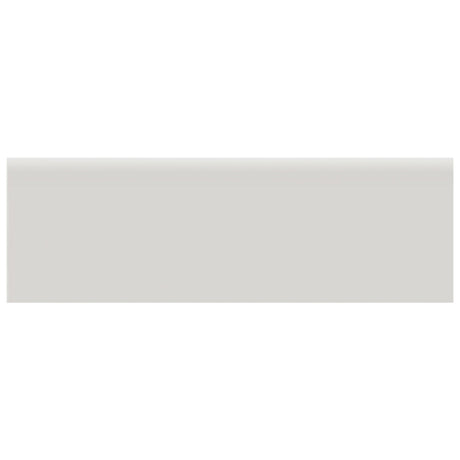 Anatolia Tile 2 X 6 Soho Halo Grey Glossy Glazed Ceramic Wall Bullnose 4002-0158-0 Halo Grey 2x6 Bullnose - premium natural stone mosaic tile from Anatolia Tile, available at PoshHaus showroom in Keene, NH