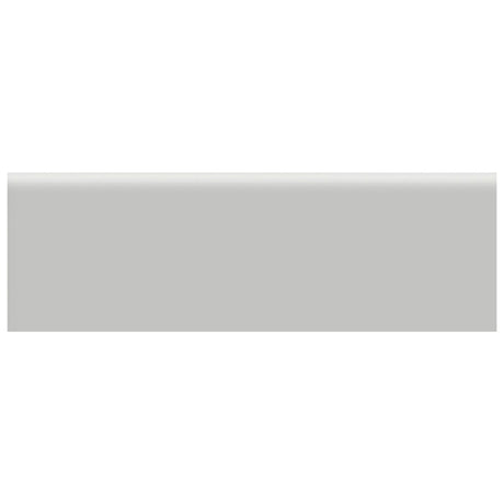 Anatolia Tile 2 X 6 Soho Loft Grey Glossy Glazed Ceramic Wall Bullnose 4002-0117-0 Loft Grey 2x6 Bullnose - premium natural stone mosaic tile from Anatolia Tile, available at PoshHaus showroom in Keene, NH