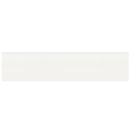 Anatolia Tile 2 X 8 Soho Canvas White Matte Glazed Ceramic Wall Bullnose 4002-0130-0 Canvas White 2x8 Bullnose Matte - premium natural stone mosaic tile from Anatolia Tile, available at PoshHaus showroom in Keene, NH