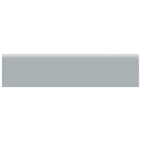Anatolia Tile 2 X 8 Soho Cloud Blue Matte Glazed Ceramic Bullnose 4002-0138-0 Cloud Blue 2x8 Bullnose Matte - premium natural stone mosaic tile from Anatolia Tile, available at PoshHaus showroom in Keene, NH