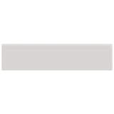 Anatolia Tile 2 X 8 Soho Halo Grey Glossy Glazed Ceramic Bullnose 4002-0124-0 Halo Grey 2x8 Bullnose Glossy - premium natural stone mosaic tile from Anatolia Tile, available at PoshHaus showroom in Keene, NH