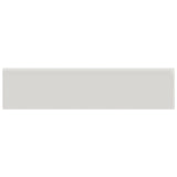 Anatolia Tile 2 X 8 Soho Halo Grey Matte Glazed Ceramic Bullnose 4002-0133-0 Halo Grey 2x8 Bullnose Matte - premium natural stone mosaic tile from Anatolia Tile, available at PoshHaus showroom in Keene, NH