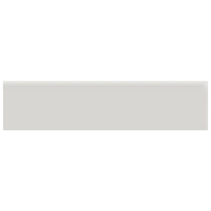 Anatolia Tile 2 X 8 Soho Halo Grey Matte Glazed Ceramic Bullnose 4002-0133-0 Halo Grey 2x8 Bullnose Matte - premium natural stone mosaic tile from Anatolia Tile, available at PoshHaus showroom in Keene, NH