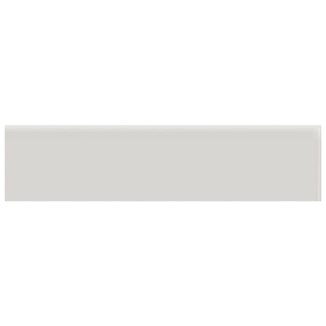 Anatolia Tile 2 X 8 Soho Halo Grey Matte Glazed Ceramic Bullnose 4002-0133-0 Halo Grey 2x8 Bullnose Matte - premium natural stone mosaic tile from Anatolia Tile, available at PoshHaus showroom in Keene, NH