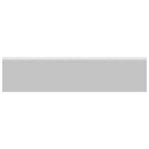 Anatolia Tile 2 X 8 Soho Loft Grey Matte Glazed Ceramic Bullnose 4002-0134-0 Loft Grey 2x8 Bullnose Matte - premium natural stone mosaic tile from Anatolia Tile, available at PoshHaus showroom in Keene, NH