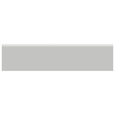 Anatolia Tile 2 X 8 Soho Loft Grey Matte Glazed Ceramic Bullnose 4002-0134-0 Loft Grey 2x8 Bullnose Matte - premium natural stone mosaic tile from Anatolia Tile, available at PoshHaus showroom in Keene, NH