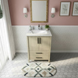 New England Home Goods 24" Matrix Side Bathroom Vanities With Single Sink