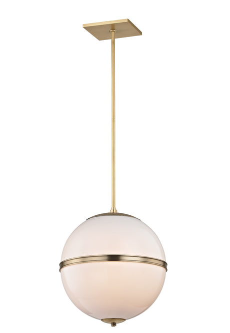 Brian Patrick Flynn for Crystorama Truax 4 Light Aged Brass Pendant 2016-AG