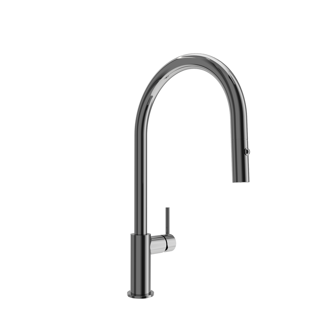 BOCCHI 2028 0001 GM Baveno Duo Pull-Down Kitchen Faucet in Gun Metal