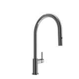 BOCCHI 2028 0001 GM Baveno Duo Pull-Down Kitchen Faucet in Gun Metal