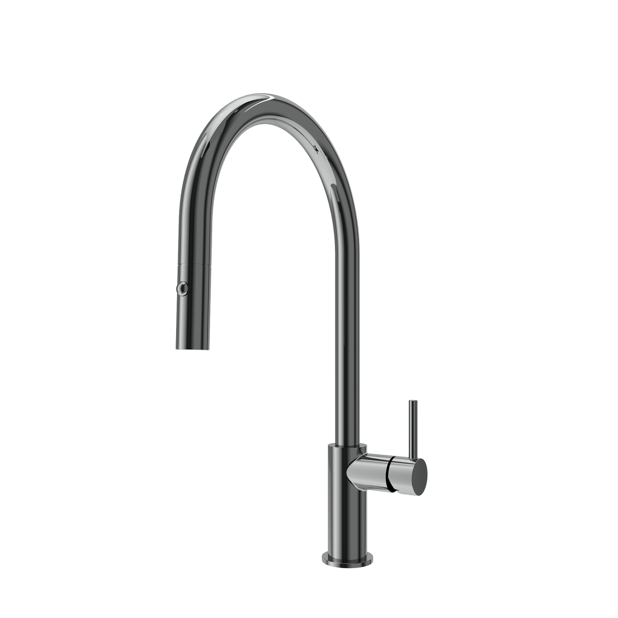 BOCCHI 2028 0001 GM Baveno Duo Pull-Down Kitchen Faucet in Gun Metal