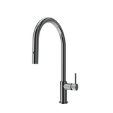 BOCCHI 2028 0001 GM Baveno Duo Pull-Down Kitchen Faucet in Gun Metal