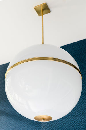 Brian Patrick Flynn for Crystorama Truax 4 Light Aged Brass Chandelier 2030-AG
