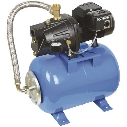 Everbilt AUTOJ100A2 1/2 HP Shallow Well Jet Pump With 6 Gal. Tank