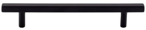 Jeffrey Alexander 845-128MB 128 mm Center-to-Center Matte Black Square Dominique Cabinet Bar Pull