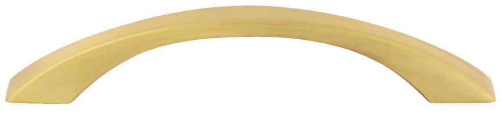 Jeffrey Alexander 767-128BG 128 mm Center-to-Center Brushed Gold Flared Philip Cabinet Pull