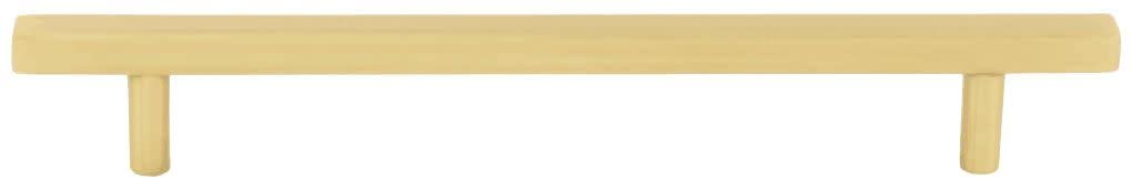 Jeffrey Alexander 845-160BG 160 mm Center-to-Center Brushed Gold Square Dominique Cabinet Bar Pull