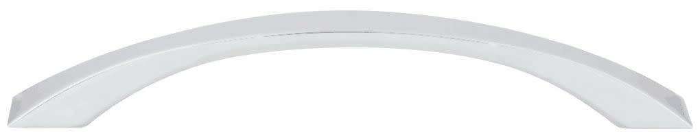 Jeffrey Alexander 767-160PC 160 mm Center-to-Center Polished Chrome Flared Philip Cabinet Pull