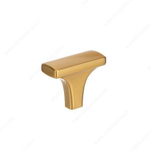 Richelieu BP879040158 Modern Metal Knob - 8790, Brushed Aurum Gold