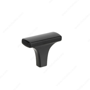 Richelieu BP879040900 Modern Metal Knob - 8790, Matte Black