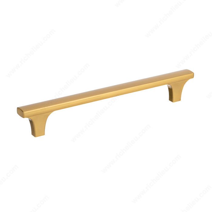 Richelieu BP8790128158 Modern Metal Pull - 8790, Brushed Aurum Gold, 5 1/32 in, 7 in, 13/32 in, 5/8 in