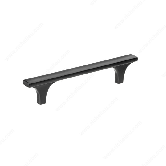 Richelieu BP879012900 Modern Metal Pull - 8790, Matte Black, Appliance Pulls, 12 in, 14 3/4 in, 25/32 in, 1 1/32 in