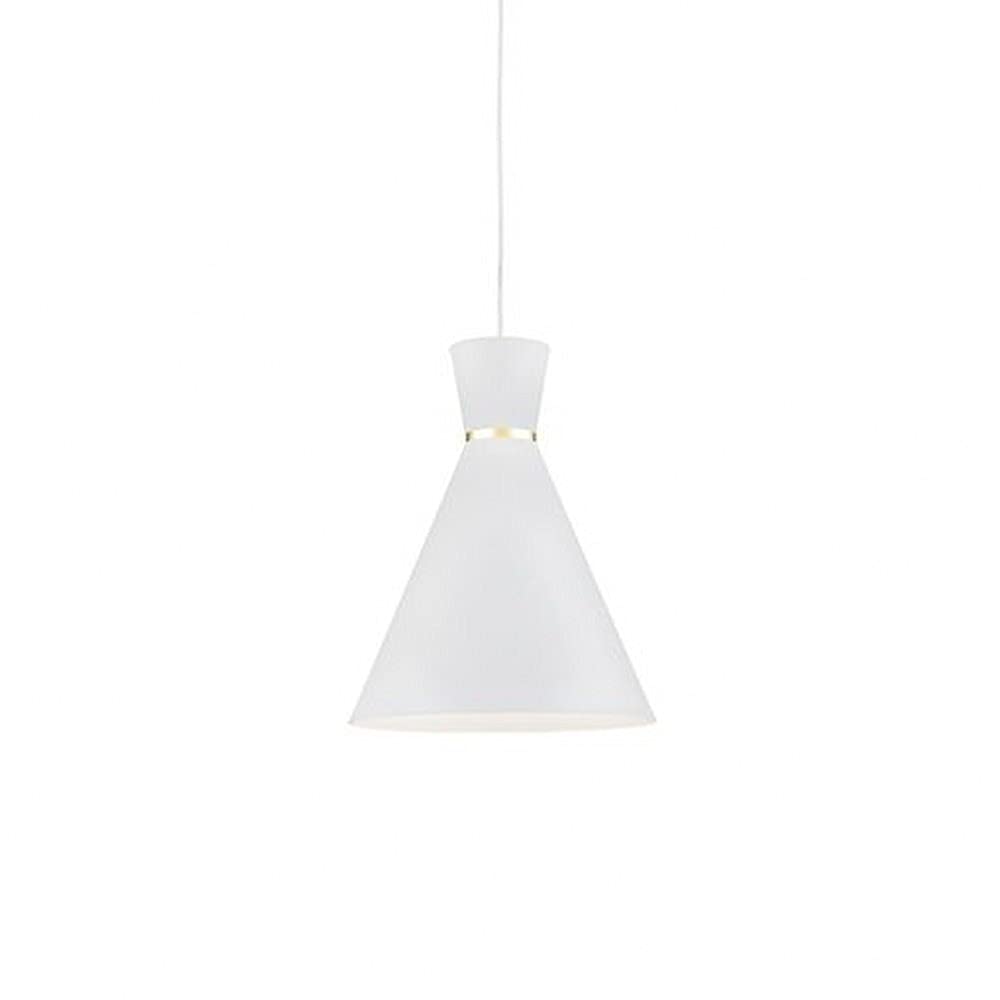 Kuzco 493210-WH/GD VANDERBILT 10" PD White with Gold Detail 1 x 60W E26