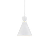 Kuzco 493210-WH/GD VANDERBILT 10" PD White with Gold Detail 1 x 60W E26
