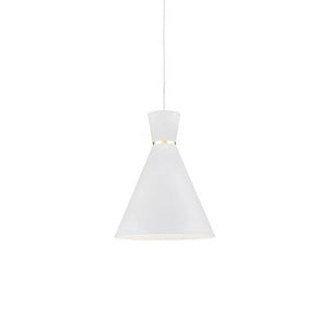 Kuzco 493210-WH/GD VANDERBILT 10" PD White with Gold Detail 1 x 60W E26