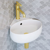 Plasir Corner Wall Hung Sink