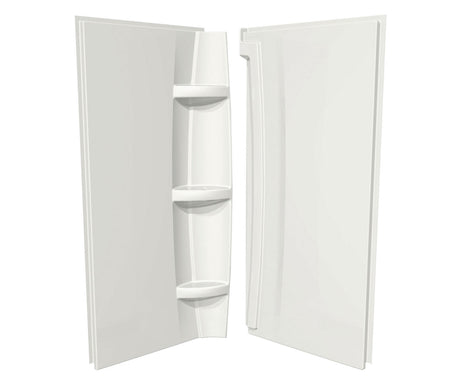 MAAX 105066-000-001-000 40 x 72 in. Acrylic Direct-to-Stud Two-Piece Shower Wall Kit in White