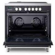 Verona VDFSIE365E Designer 36" Induction Single Oven Range - Matte Black