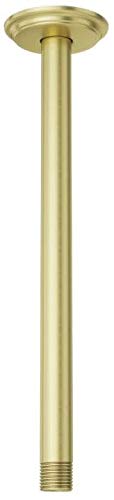 Pfister Brushed Gold 12" Ceiling Mount Shower Arm & Flange 015-12CBG