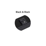 Task Lighting APT24-4B-P-BK 24" APT Series Slim Angle Power Strip, Black Finish, Black Receptacles