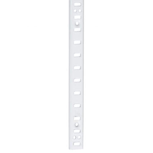 Hardware Resources TRK01-48WH 48" White Single-Track Shelf Standard