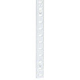Hardware Resources TRK01-48WH 48" White Single-Track Shelf Standard