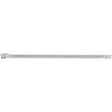 Hardware Resources 41575CL 22-5/8" (575 mm) Single Captive V-Notch Non-self-closing 3/4 extension Side Mount Epoxy Split Slide - Cabinet Left