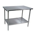 John Boos SSK8-2472 18GA SS 72X24 ADJ LOWER SHELF
