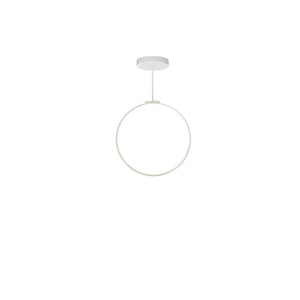 Kuzco PD82524-WH CIRQUE 24" PD White 120V TRIAC/ELV LED 3000K 90CRI 36W