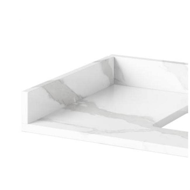 Jeffrey Alexander SSPLASH21CQ Calacatta Vienna Quartz Sidesplash